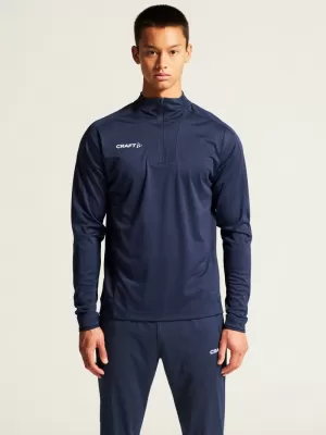 Pánská tréninková bunda s 1/4 zipem CRAFT TW Evolve 2.0 Half Zip M NÁMOŘNÍ MODRÁ