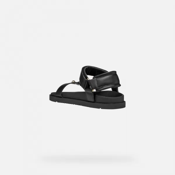  Dívčí sandály GEOX SANDAL FOAMMENTERA J65P0D000BCC9999 ČERNÁ 