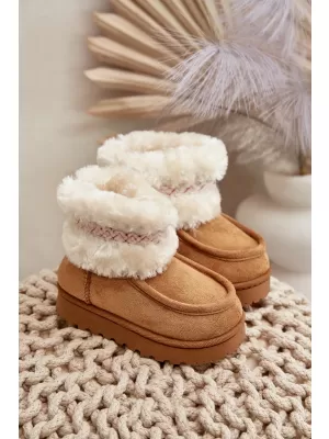 Dětské sněhule BOTO MELEFIA 34605 CAMEL