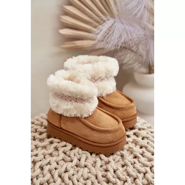  Dětské sněhule BOTO MELEFIA 34605 CAMEL 