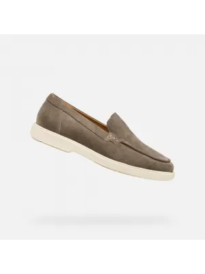 Pánské mokasíny GEOX SPHERICA EC17 G014394 ŠEDÁ