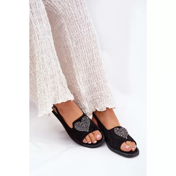  Dámské sandály S.BARSKI KV27-018 BLACK 