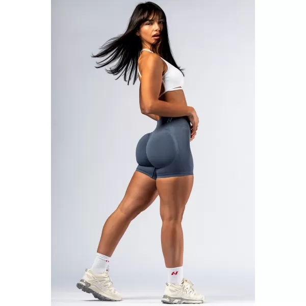 NEBBIA High-waist push-up šortky POWER 893 GREY 