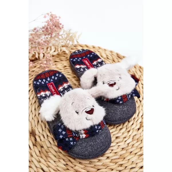  Dětské pantofle BOTO DASCA 28697 GREY 