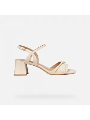 Dámské sandály GEOX NEW ERAKLIA 50 T01 G012952 BÉŽOVÁ