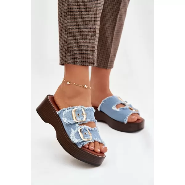  Dámské pantofle BOTO RENELISSE 41325 LIGHT BLUE 