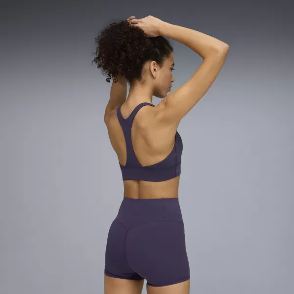  Dámská sportovní podprsenka PUMA W PUMAXHYROX SHPLX HI NCK BR 527854_64 DEEP PLUM 