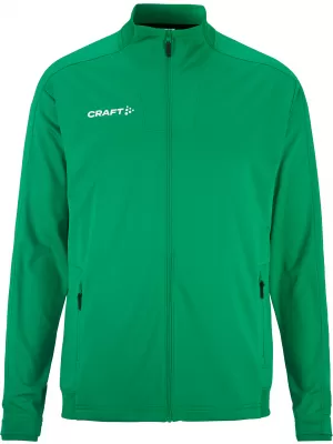 Pánská tréninková bunda CRAFT TW Evolve 2.0 Full Zip Jacket M TÝMOVĚ ZELENÁ