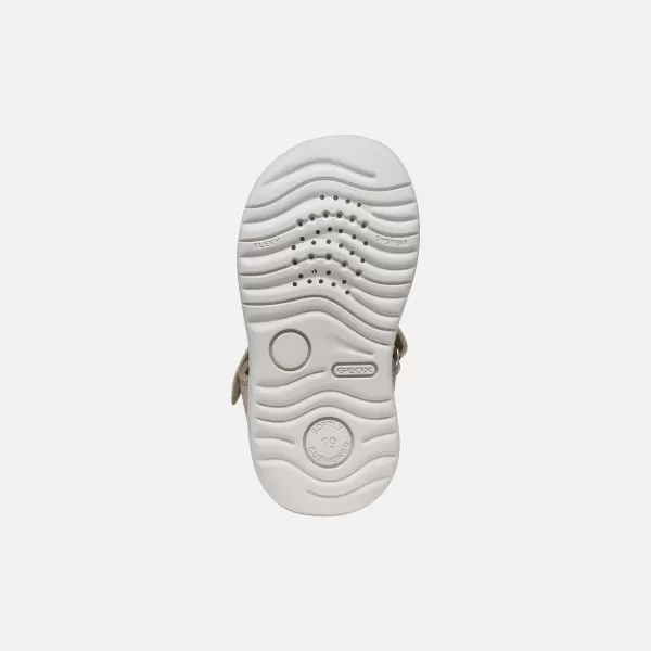  Dívky první kroky GEOX SANDAL MACCHIA B254WB007NFC8560 BÉŽOVÁ 