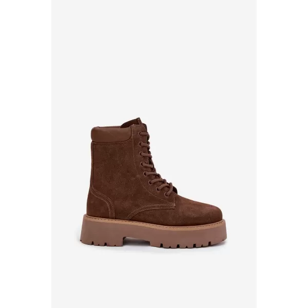  Dámské boty BIG STAR SS274792 BROWN/BEIGE 