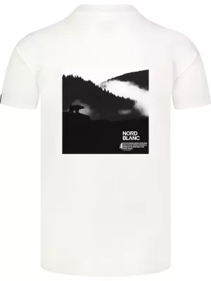 Pánské triko NORDBLANC NOTHINGNESS NBSMT8150 BÍLÁ