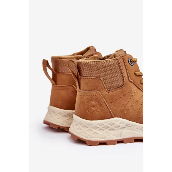  Dětské zimní boty BIG STAR MM374202 CAMEL 