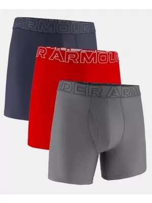 Pánské boxerky UNDER ARMOUR M UA PERF TECH 6IN (3KS) 1383878-044 ŠEDÁ