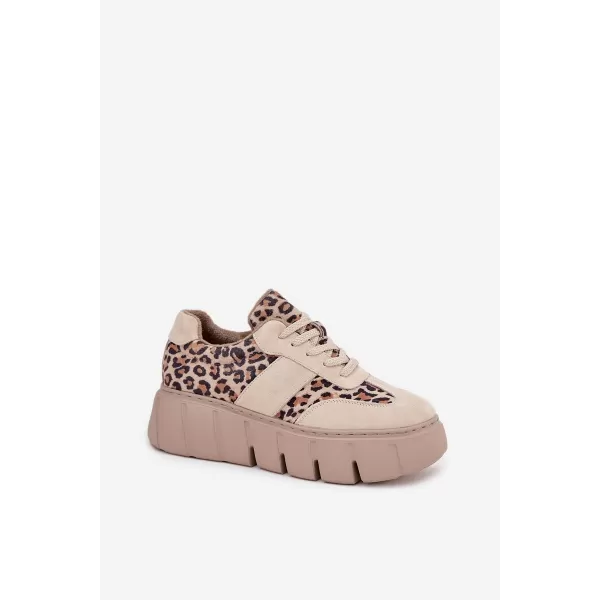  Dámské tenisky VINCEZA LEOPARDO BEIGE 