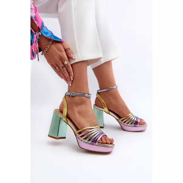  Dámské sandály D&A CR920 PURPLE 
