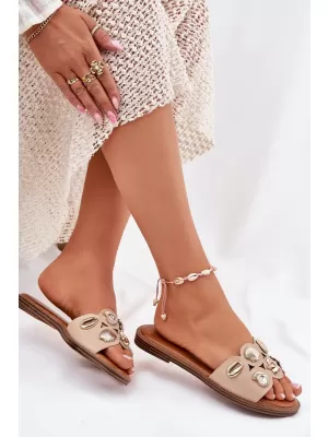 Dámské pantofle BOTO NALOTHIEL 37789 BEIGE