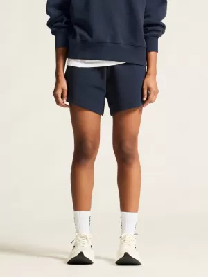 Dámské těžké teplákové šortky CRAFT Corp. Frequent Sweatshorts W TMAVĚ MODRÁ