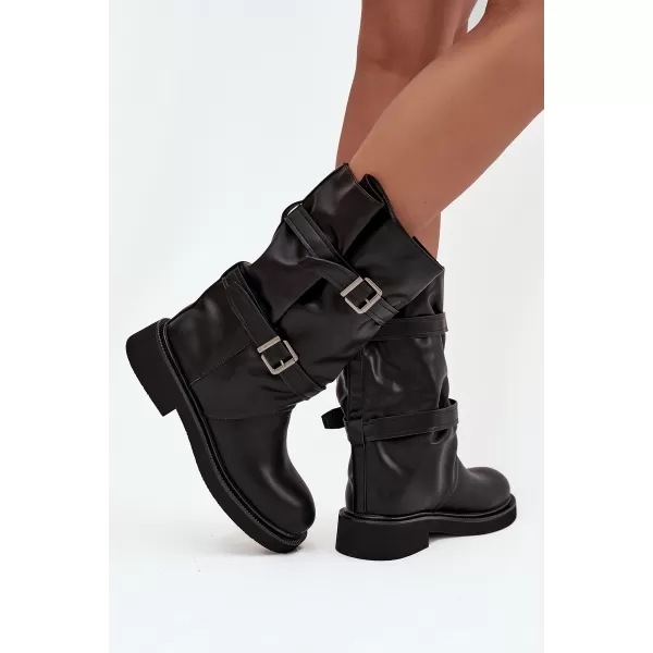  Dámské kozačky BOTO HALVESSA 39588 BLACK 