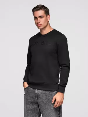 Pánská mikina OMBRE B1711 BLACK