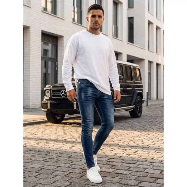  Pánské kalhoty DSTREET SVĚTLE MODRÁ 