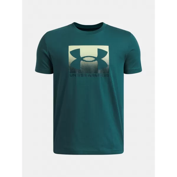  Chlapecké triko UNDER ARMOUR B BOXED SPORTS UPDATE SS 1388672-338 ZELENÁ 
