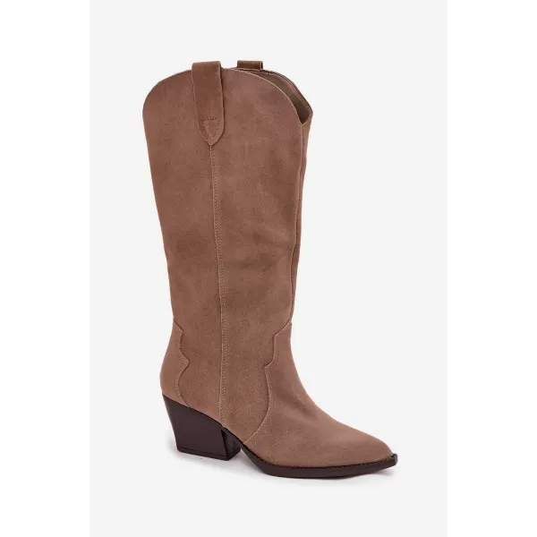  Dámské kozačky BOTO URSELLE 40126 KHAKI 
