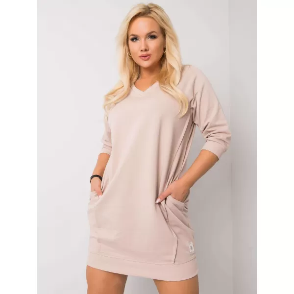  Dámské šaty RELEVANCE RV-SK-6847.59P BEIGE 