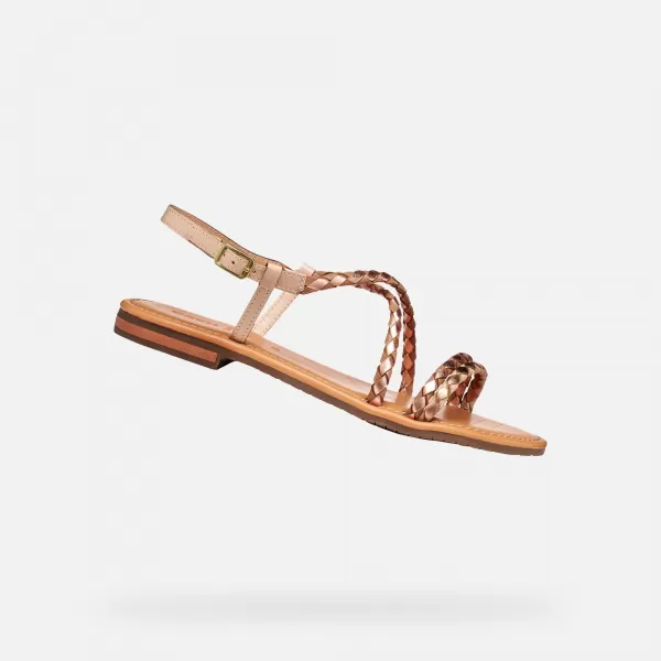  Dámské sandály GEOX SOZY S G013087 RŮŽOVÁ 