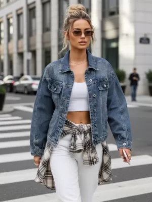 Dámská bunda DSTREET MODRÁ
