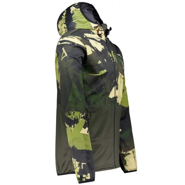  Pánská softshellová bunda premium ALTISPORT VOJ/ALM125JACK01 MASKAC/GRN 