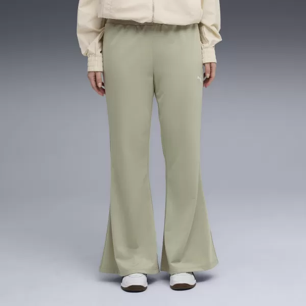  Dámské kalhoty PUMA WARDROBE ESS FLARED PANTS 632045-82 LUX ARMY 