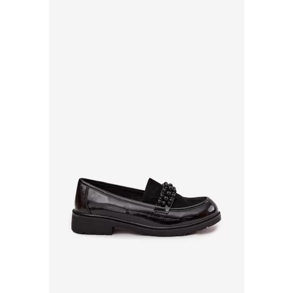  Dámské mokasíny D&A HY52-541 BLACK 