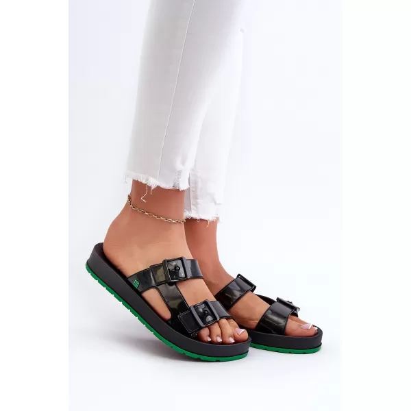  Dámské sandály ZAXY LL285073 BLACK 