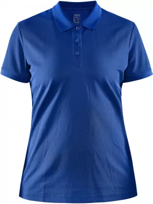 Dámské sportovní polo CRAFT Corp. CORE Unify Polo Shirt W KLUBOVÁ KOBALTOVÁ