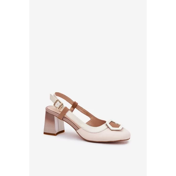  Dámské sandály D&A CR51-569 BEIGE 