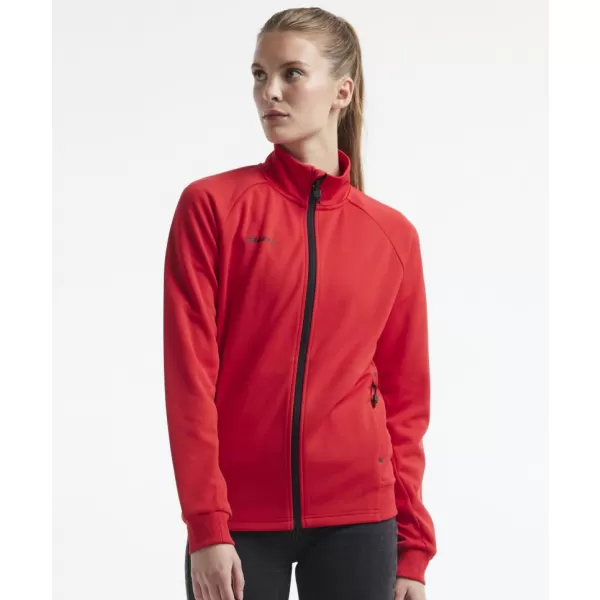  Dámská bunda CRAFT Corp. ADV Unify Jacket W JASNĚ ČERVENÁ 