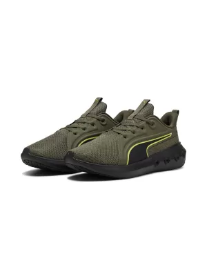 Boty PUMA SOFTRIDE CARSON 310154_22 LODEN GREEN/BLACK/LUX LIME
