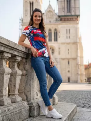 Dámské tričko premium ALTISPORT VOJ/ALW036HR/TR01 ŠMOUHY