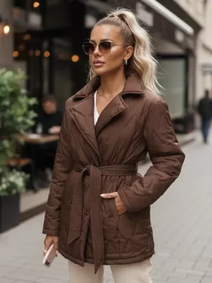 Dámská bunda DSTREET HNĚDÁ