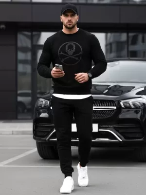 Pánská mikina DSTREET ČERNÁ