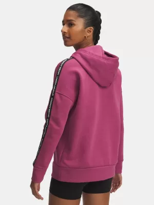 Dámská mikina UNDER ARMOUR ICON FLEECE TAPED HDY 6003708-659 ČERVENÁ