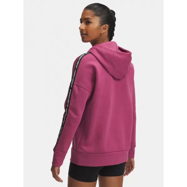  Dámská mikina UNDER ARMOUR ICON FLEECE TAPED HDY 6003708-659 ČERVENÁ 