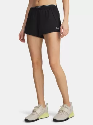 Dámské kraťasy UNDER ARMOUR VANISH WOVEN 3IN SHORTS 6009965-008 ČERNÁ