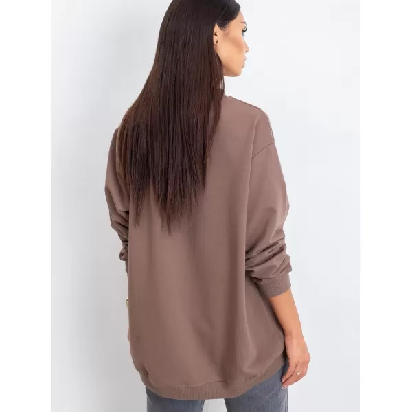  Dámská mikina BASIC FEEL GOOD RV-BL-5185.92P BROWN 