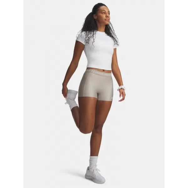  Dámské kraťasy UNDER ARMOUR HEATGEAR SHORTY 6010725-203 HNĚDÁ 