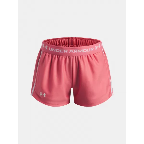  Dívčí kraťasy UNDER ARMOUR G TECH PLAY UP SHORT 1390075-600 RŮŽOVÁ 