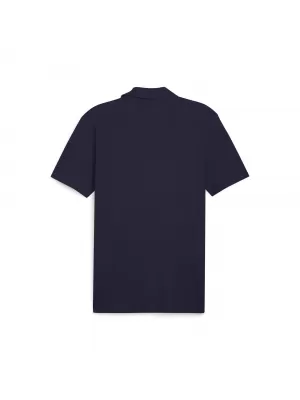 Pánské triko s límečkem PUMA TEAMGOAL CASUALS POLO 658605_06 PUMA NAVY/PUMA WHITE