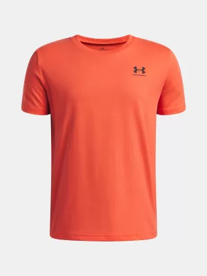 Chalepcké triko UNDER ARMOUR B SPORTSTYLE LC SS 1389962-690 ČERVENÁ