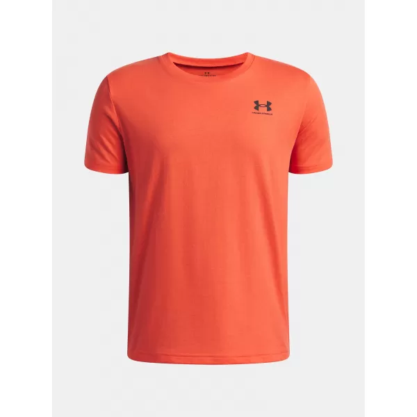  Chalepcké triko UNDER ARMOUR B SPORTSTYLE LC SS 1389962-690 ČERVENÁ 