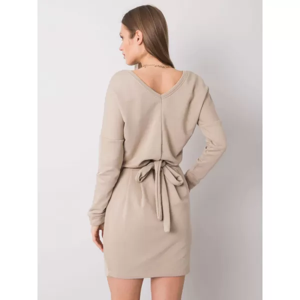  Dámské šaty RUE PARIS RV-SK-6037.18X BEIGE 